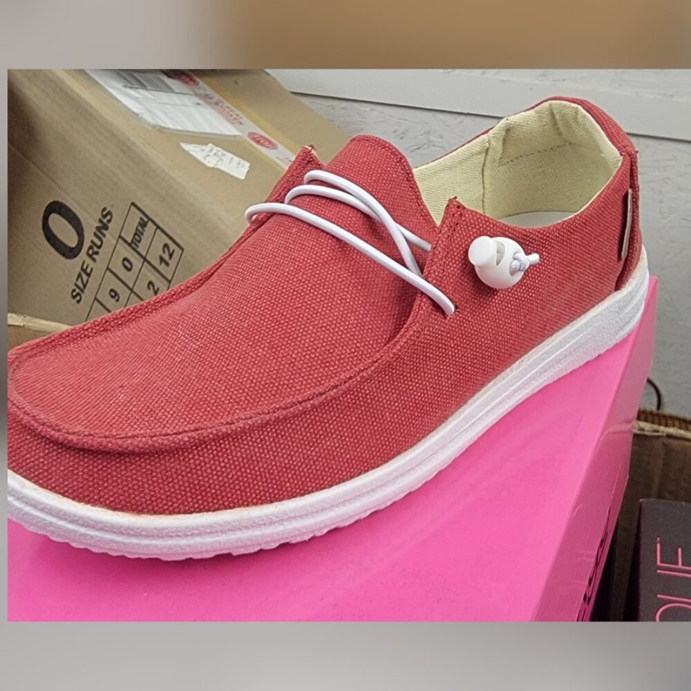 Corky Red Kayak Shoes